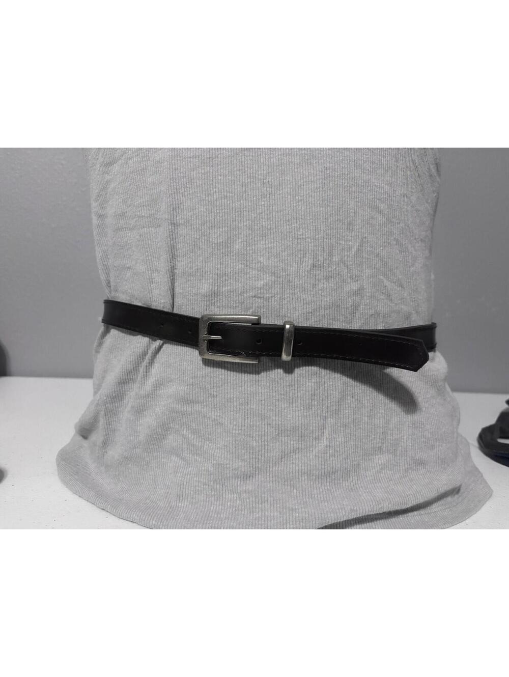 Dark Brown Thin Vintage Belt Medium